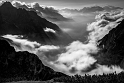 Italy, Dolomites, chasing clouds