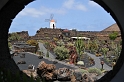 Lanzarote, Jardin de Cactus - młyn z XVIII wieku